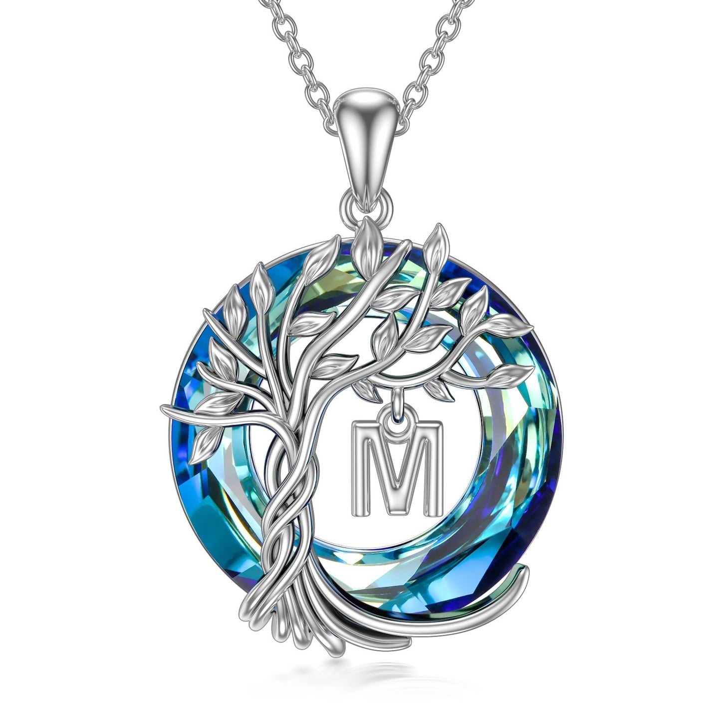 Gift for Women Tree of Life Necklace for Women with Initial Letter Jewelry Anniversary 26 English alphabet necklace Jewelry gifts