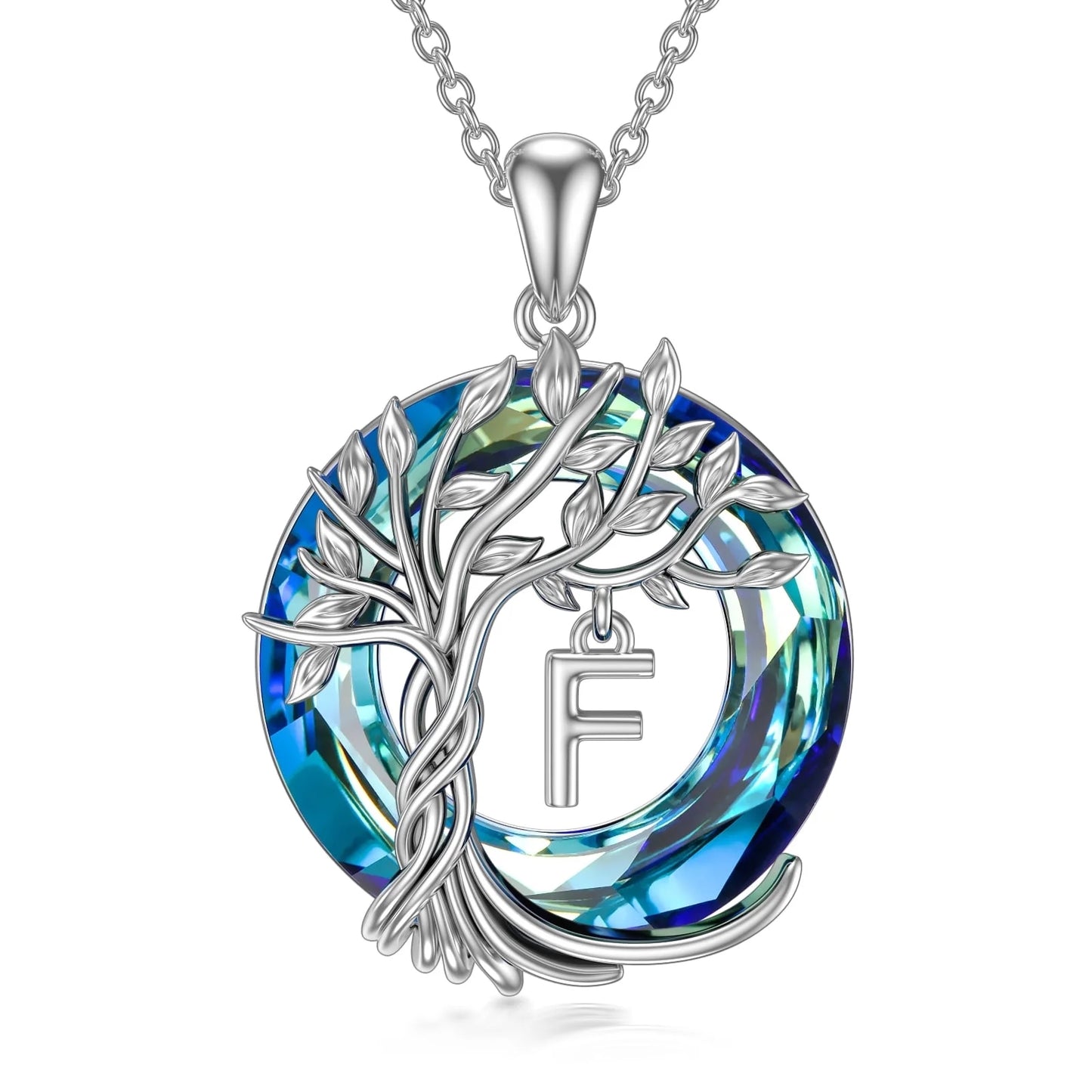 Gift for Women Tree of Life Necklace for Women with Initial Letter Jewelry Anniversary 26 English alphabet necklace Jewelry gifts