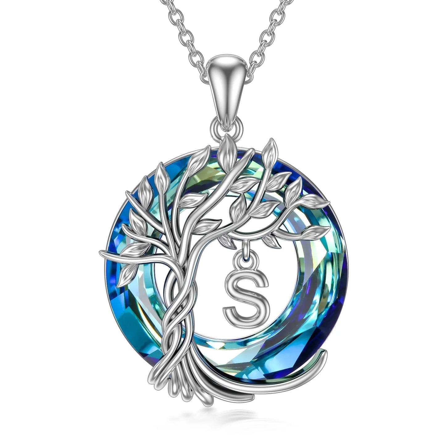 Gift for Women Tree of Life Necklace for Women with Initial Letter Jewelry Anniversary 26 English alphabet necklace Jewelry gifts