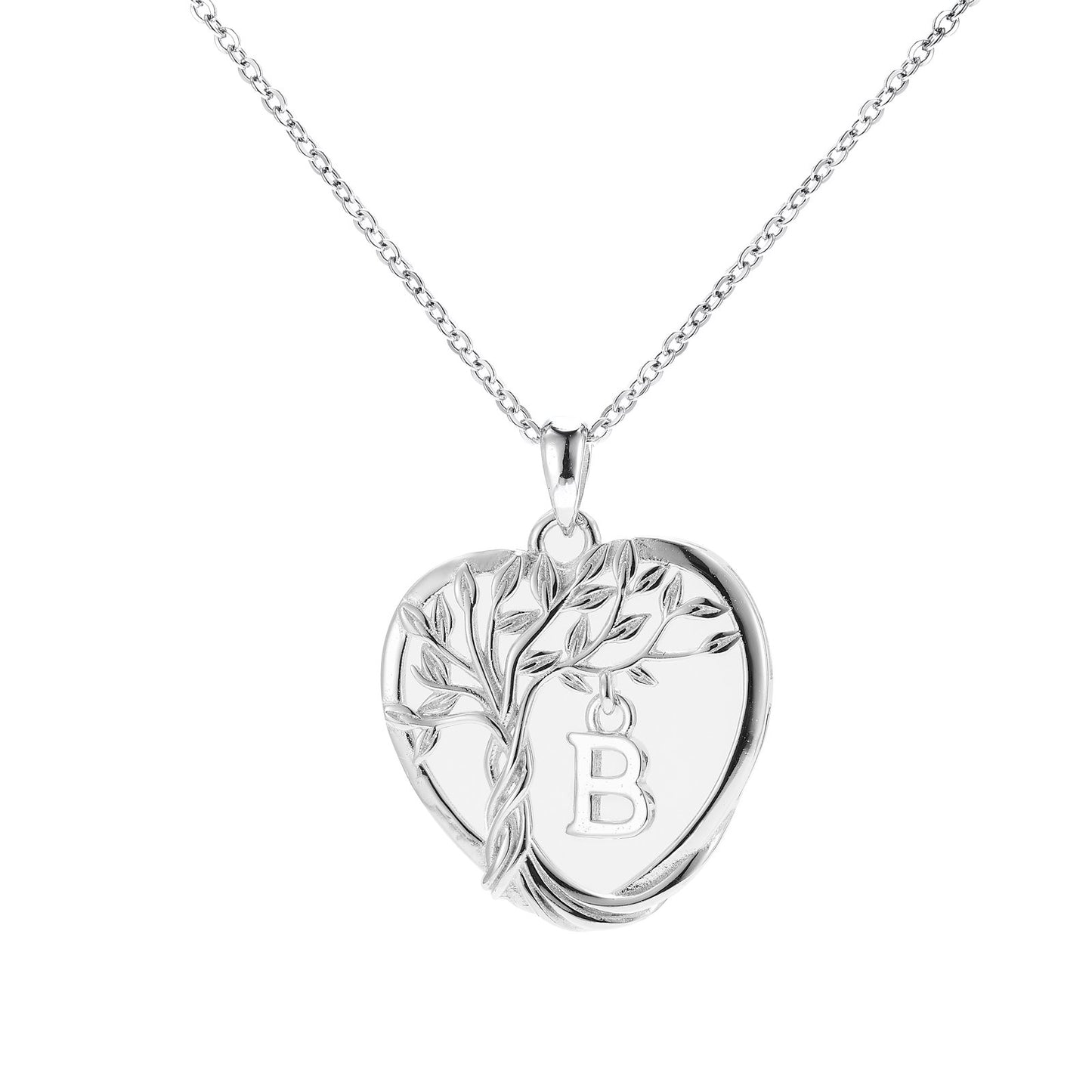 HESHPAWS S925 Silver Eternal Heart Birthday Stone Necklace ， Gifts for Mom,Wife,Sister,Girlfriend,Best Friend on Chrismas,Birthday,Valentines,Mothers Day