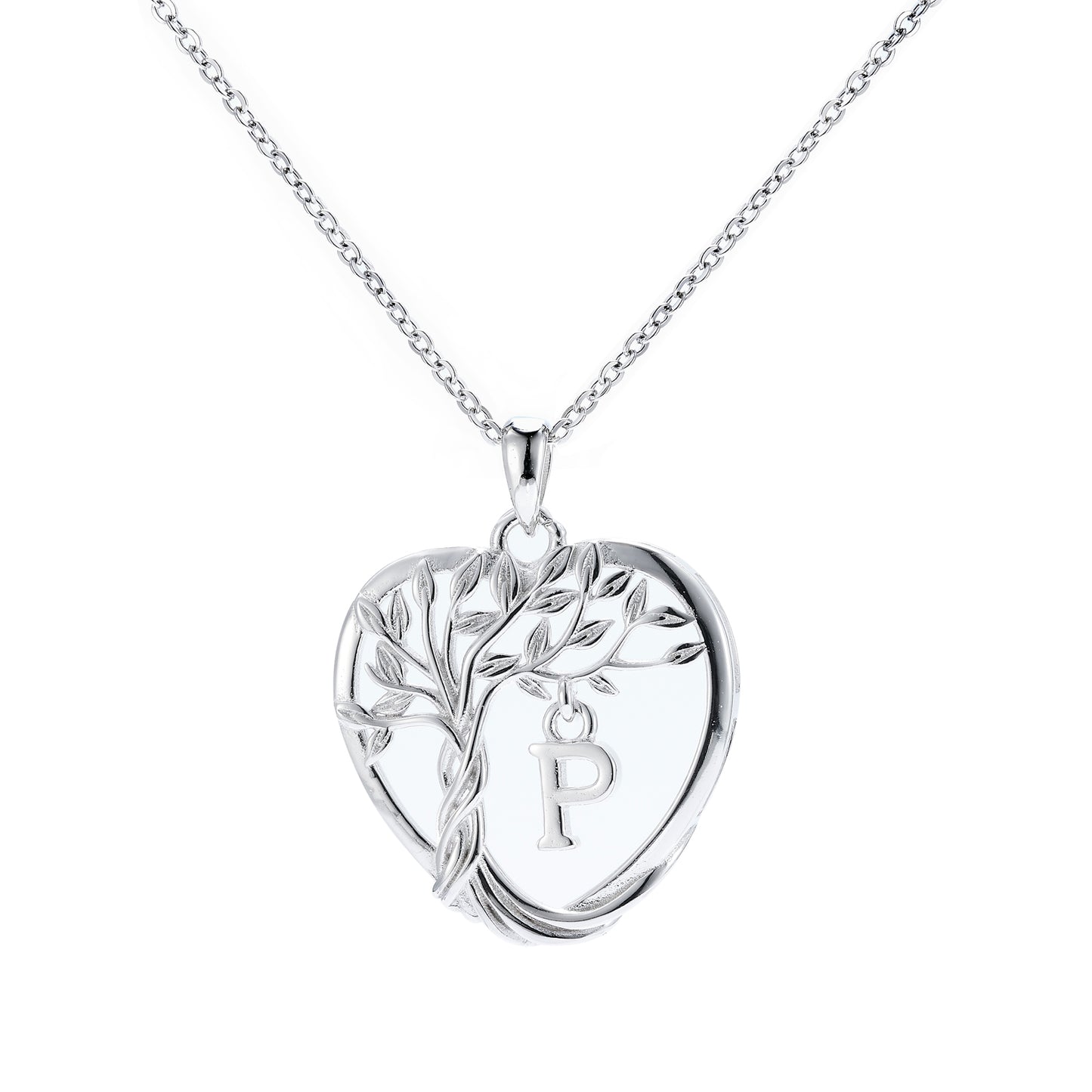 HESHPAWS S925 Silver Eternal Heart Birthday Stone Necklace ， Gifts for Mom,Wife,Sister,Girlfriend,Best Friend on Chrismas,Birthday,Valentines,Mothers Day