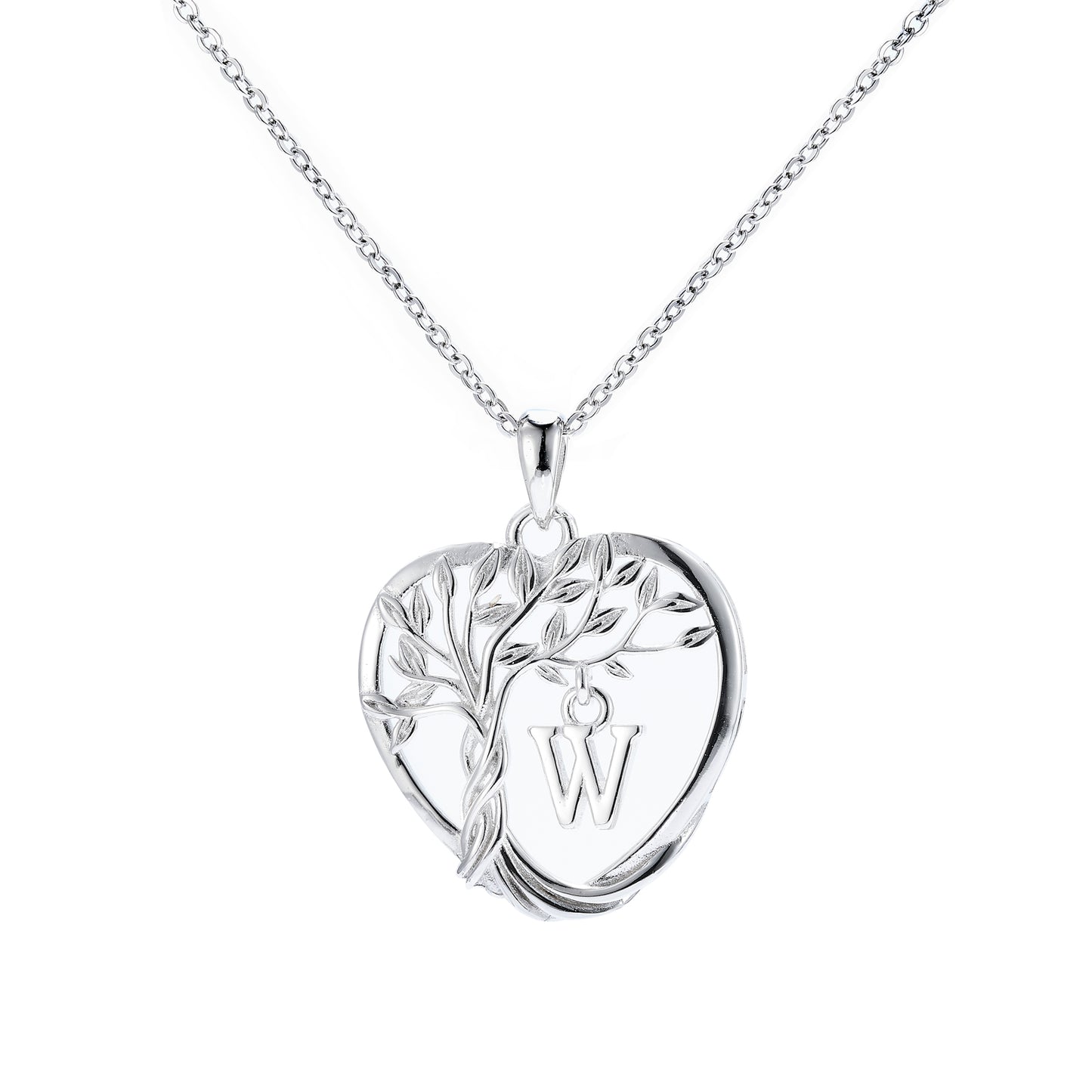 HESHPAWS S925 Silver Eternal Heart Birthday Stone Necklace ， Gifts for Mom,Wife,Sister,Girlfriend,Best Friend on Chrismas,Birthday,Valentines,Mothers Day