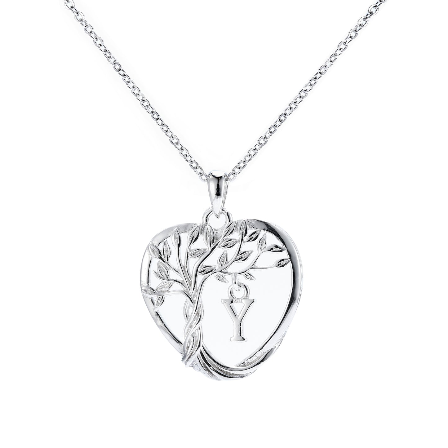 HESHPAWS S925 Silver Eternal Heart Birthday Stone Necklace ， Gifts for Mom,Wife,Sister,Girlfriend,Best Friend on Chrismas,Birthday,Valentines,Mothers Day