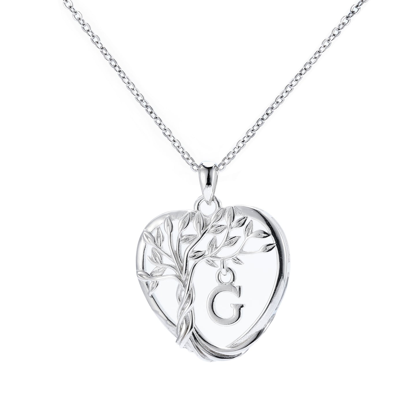 HESHPAWS S925 Silver Eternal Heart Birthday Stone Necklace ， Gifts for Mom,Wife,Sister,Girlfriend,Best Friend on Chrismas,Birthday,Valentines,Mothers Day