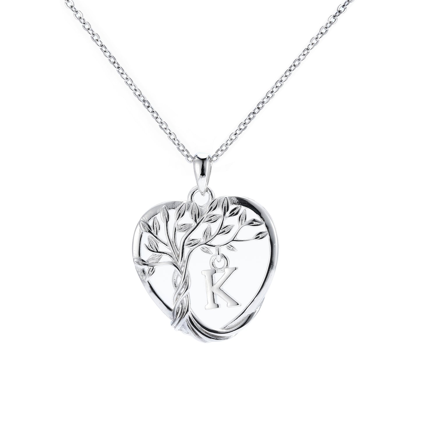 HESHPAWS S925 Silver Eternal Heart Birthday Stone Necklace ， Gifts for Mom,Wife,Sister,Girlfriend,Best Friend on Chrismas,Birthday,Valentines,Mothers Day