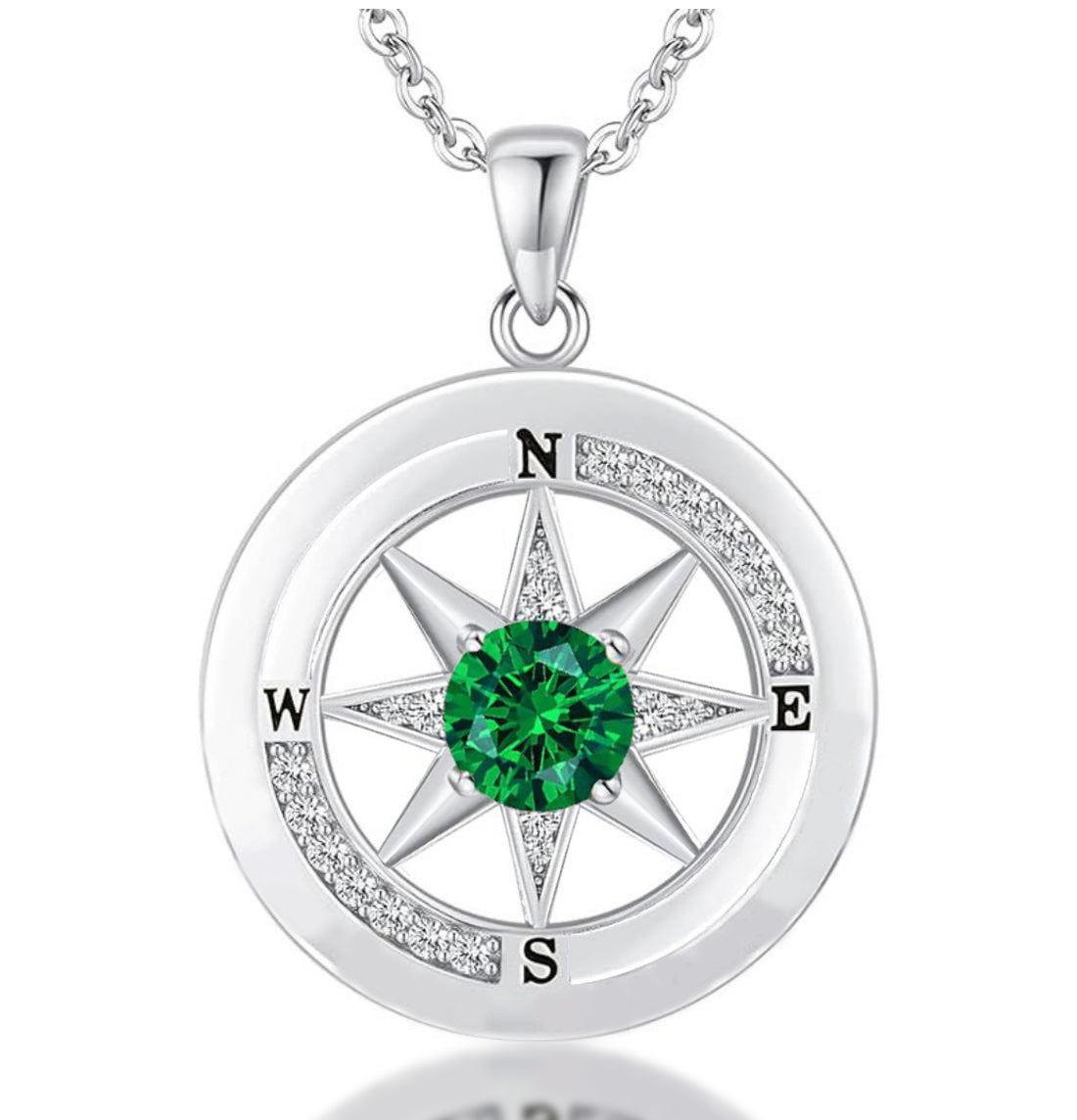 Compass Necklace, Compass Jewelry Women Wedding Anniversary, Girlfriend Birthday Gifts for Her, I'd be Lost without You Necklace