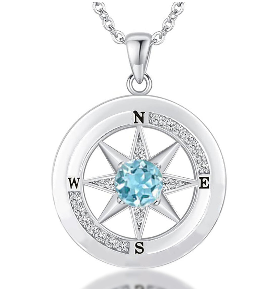 Compass Necklace, Compass Jewelry Women Wedding Anniversary, Girlfriend Birthday Gifts for Her, I'd be Lost without You Necklace