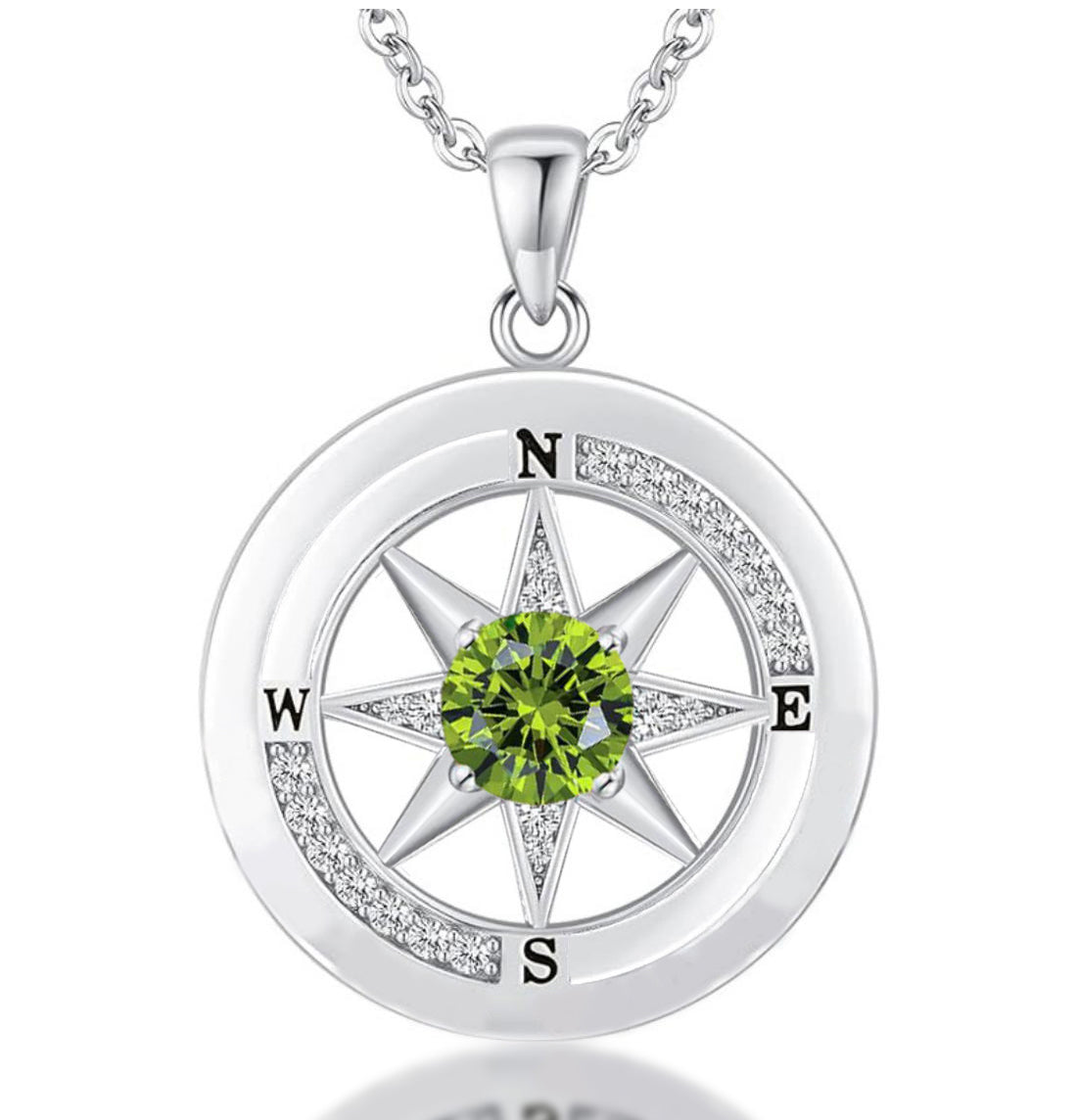 Compass Necklace, Compass Jewelry Women Wedding Anniversary, Girlfriend Birthday Gifts for Her, I'd be Lost without You Necklace
